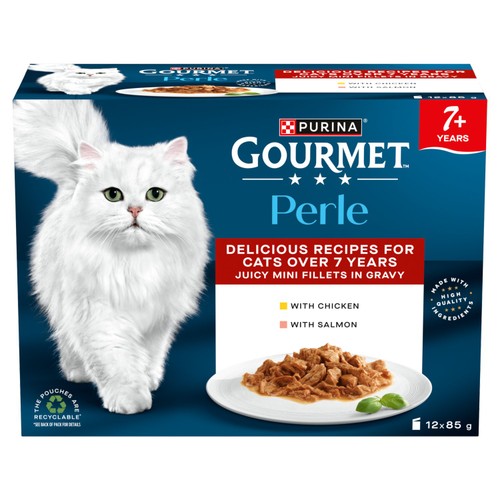 Gourmet Perle Senior Chicken in Gravy Wet Cat Food