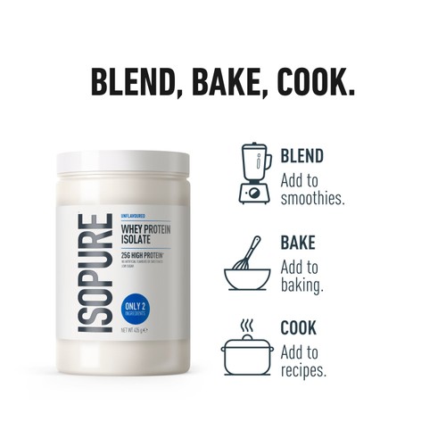 Isopure Unflavoured Whey Protein Isolate Powder