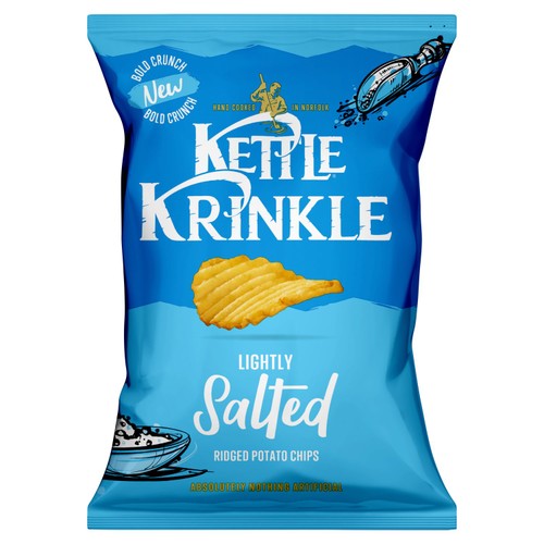 Kettle Chips Krinkle Sea Salt