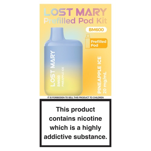 Lost Mary Vape BM600 Prefilled Kit - Pineapple Ice