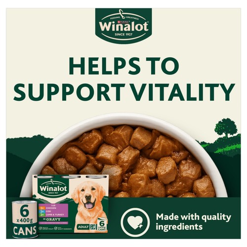 Winalot Cod in Gravy Wet Dog Food