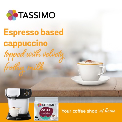 Tassimo Costa Cappuccino Coffee Pods