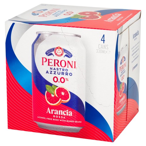 Peroni Alcohol-Free Beer with Blood Orange