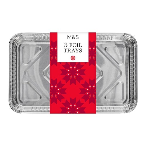 M&S 3 Foil Trays