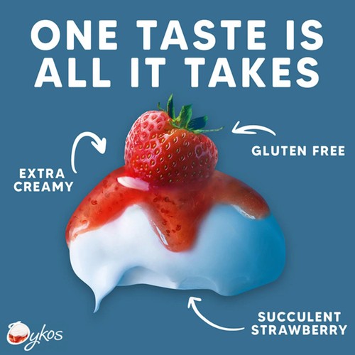 Oykos Strawberry Luxury Greek Style Yoghurt Dessert