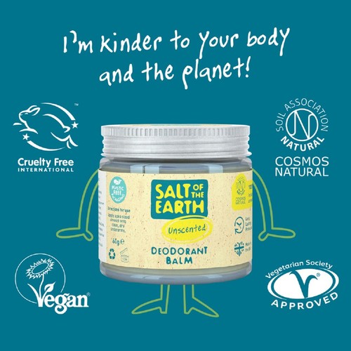 Salt of the Earth Unscented Natural Deodorant Balm