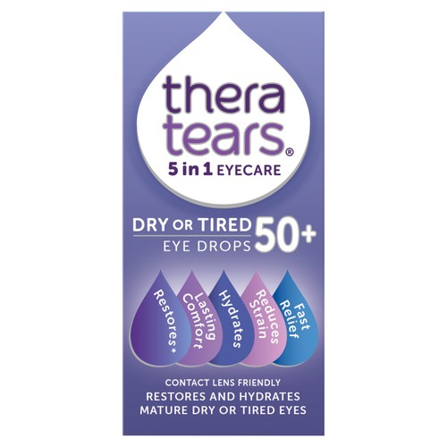 TheraTears 5 in 1 Dry or Tired 50+ Eyes Eye Drops