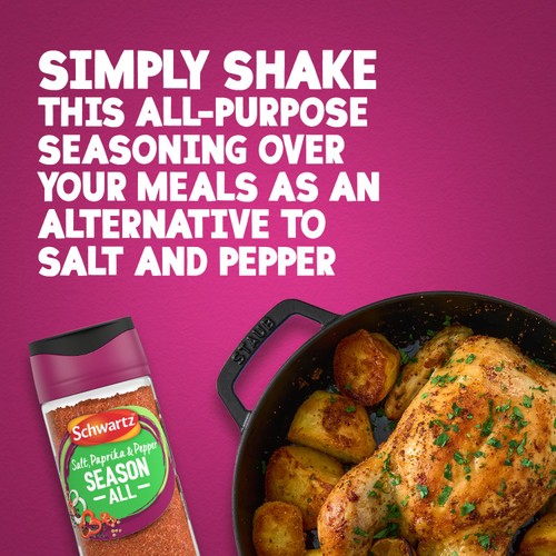 Schwartz Salt, Paprika & Pepper Season All Seasoning Jar