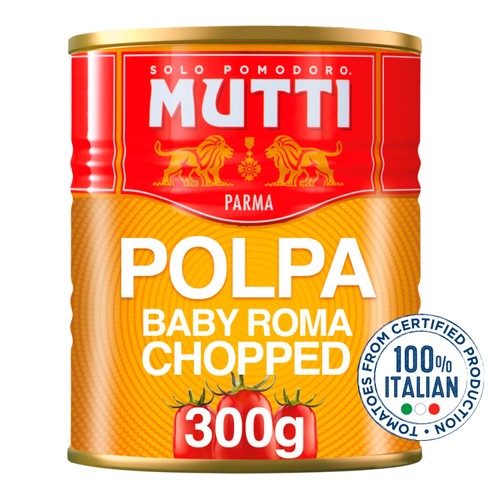 Mutti Baby Plum Italian Chopped Tomatoes - Naturally Sweeter