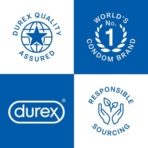Durex Thin Feel Condoms Enhanced Sensitivity Regular Fit