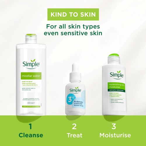 Simple Kind To Skin Micellar Cleansing Water