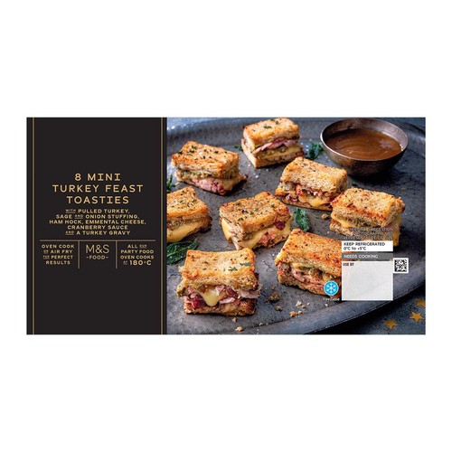 M&S 8 Mini Turkey Feast Toasties