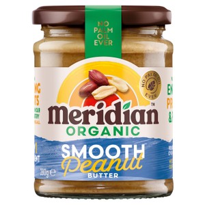 Organic Smooth Peanut Butter 280g (Meridian)