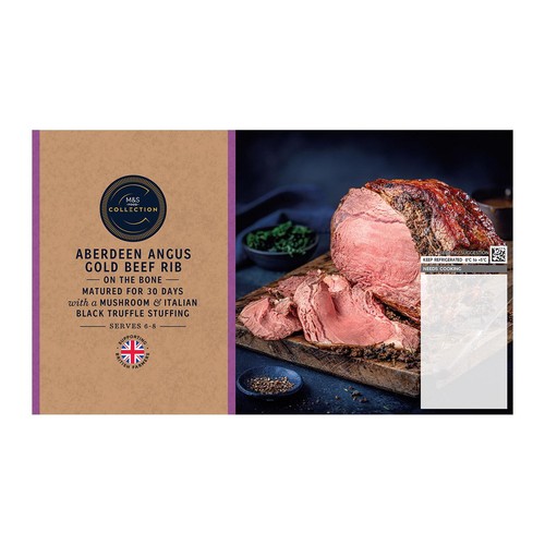 M&S Aberdeen Angus Gold Beef Rib