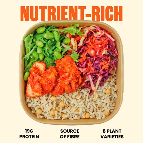 Pollen + Grace Chilli Chicken + Slaw Salad Bowl