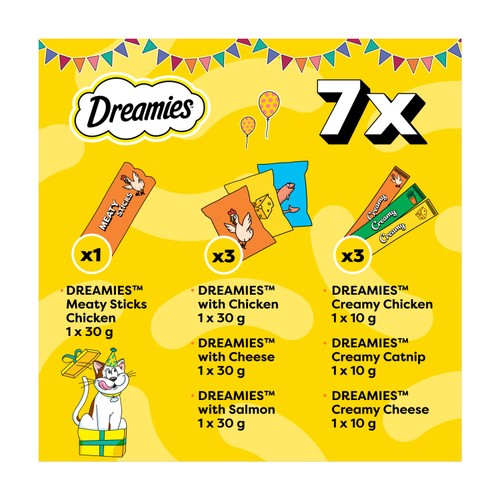 Dreamies Mixed Cat Treats Party Pack Selection