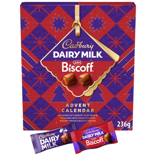 Cadbury Dairy Milk & Biscoff Advent Calendar