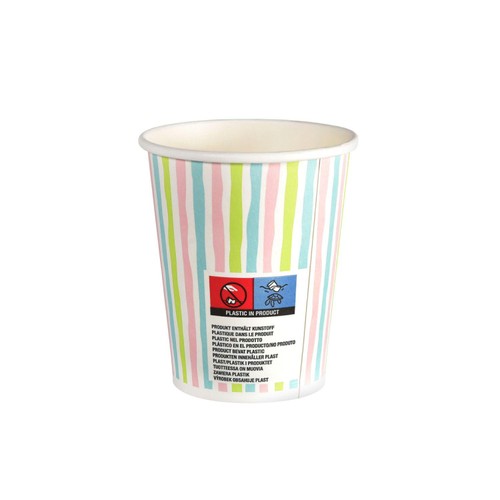 Multi Stripes Party Cups