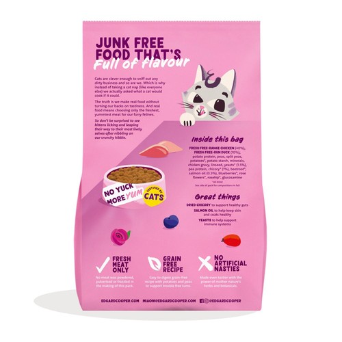Edgard & Cooper Cat Dry Food Kitten Duck Chicken