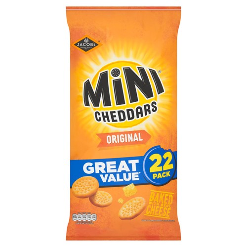 Jacob's Mini Cheddars Original Multipack Snacks 