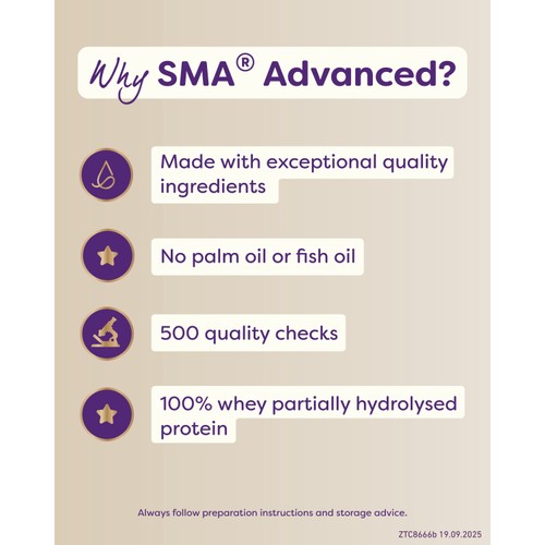 SMA Advanced First Infant Baby Milk Powder Formula From Birth 800g