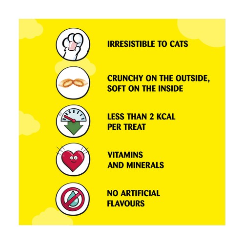 Dreamies Cat Treat Biscuits with Cheese Bulk Mega Tub