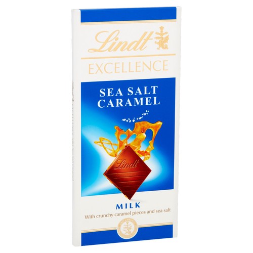 Lindt Excellence Caramel & Sea Salt Milk Chocolate Bar
