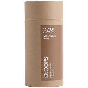 Knoops 34% Milk Hot Chocolate Flakes Tube