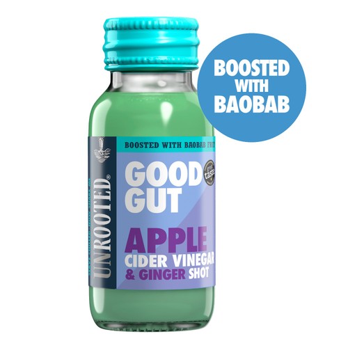 UNROOTED Apple Cider Vinegar, Ginger & Baobab Single Shot