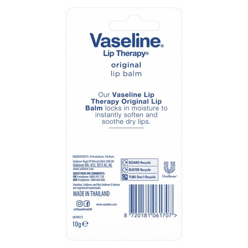 Vaseline Original Therapy Lip Balm
