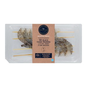 Collection Master Grill 14 Black Tiger Prawns With Lime Dressing