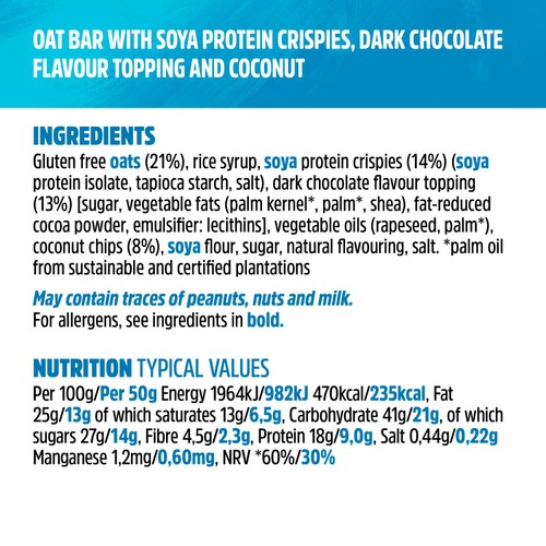 TREK Cocoa Coconut Protein Flapjacks Multipack