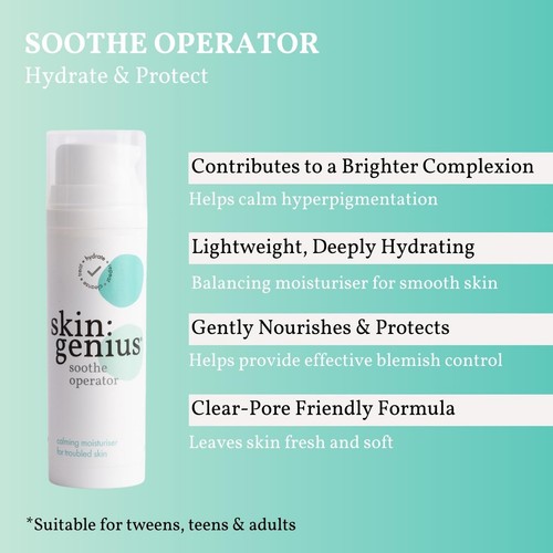 Skin Genius Soothe Operator Soothing Moisturiser