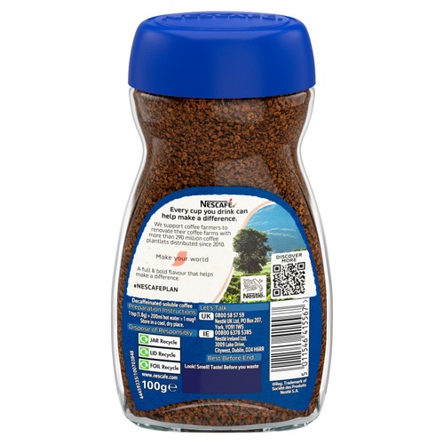 Nescafe Original Decaff Instant Coffee 