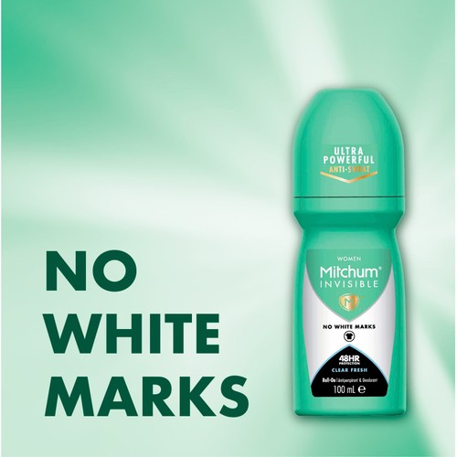 Mitchum Women Invisible Clear Fresh Roll On