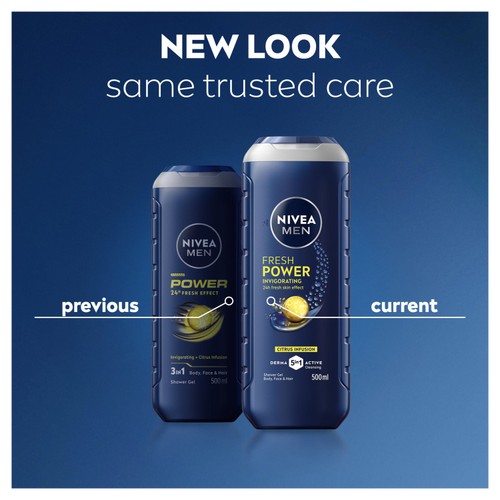 NIVEA MEN Power Shower Gel