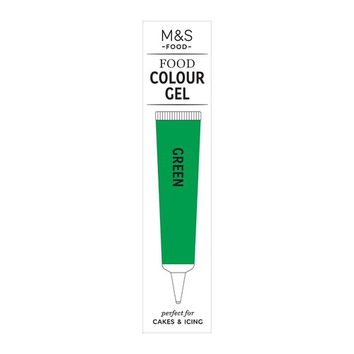 M&S Green Food Colouring Gel