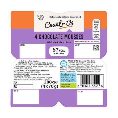 M&S Count On Us Chocolate Mousse