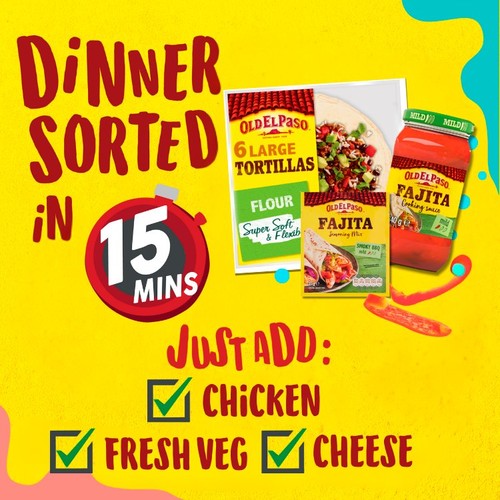 Old El Paso Smoky BBQ Fajita Cooking Sauce