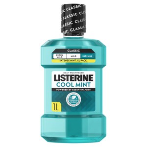 Listerine Cool Mint Intense Taste Classic Mouthwash 1L