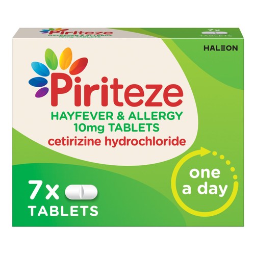 Piriteze Hayfever & Allergy Antihistamine Tablets