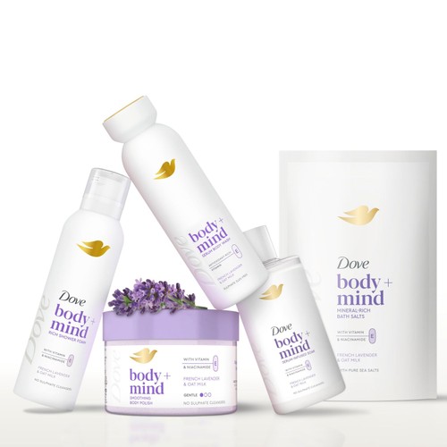 Dove Body + Mind French Lavendar & Oat Milk Body Wash