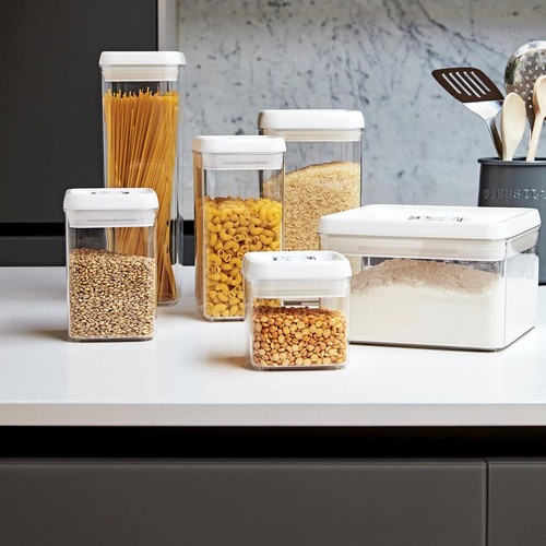 M&S Collection 4.4L Rectangular Flip-Tight Food Storage 'One Size White Mix