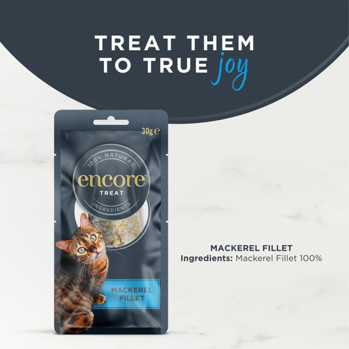 Encore Mackerel Loin Cat Treat