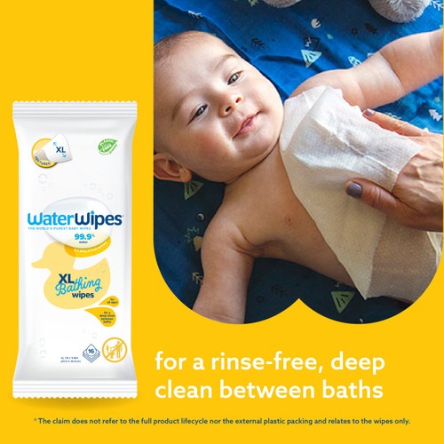 WaterWipes Extra Large Bathing Baby Wipes