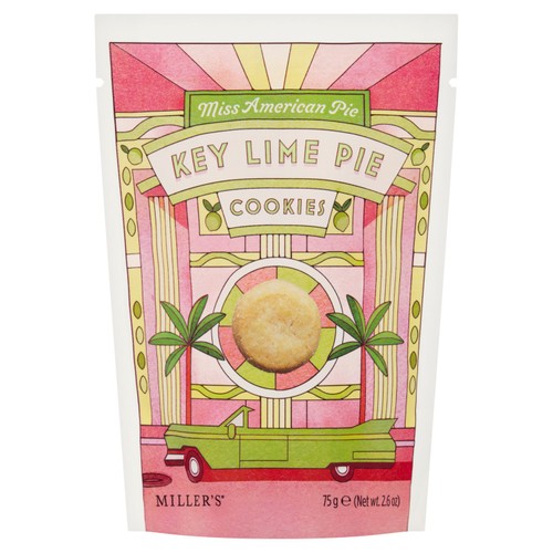 Miss American Pie Key Lime Pie Cookies, 75g Miss American Pie Key Lime Pie Cookies, 75g