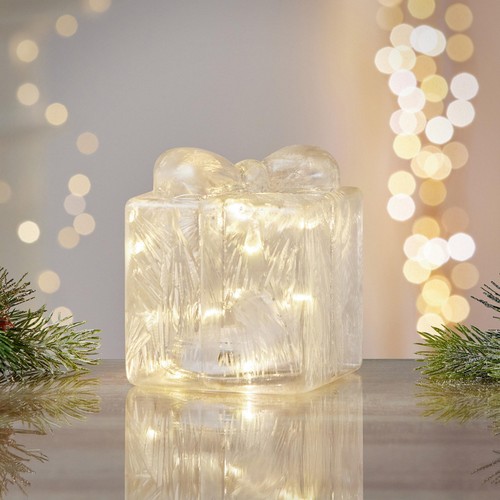 Light Up Present Decoration