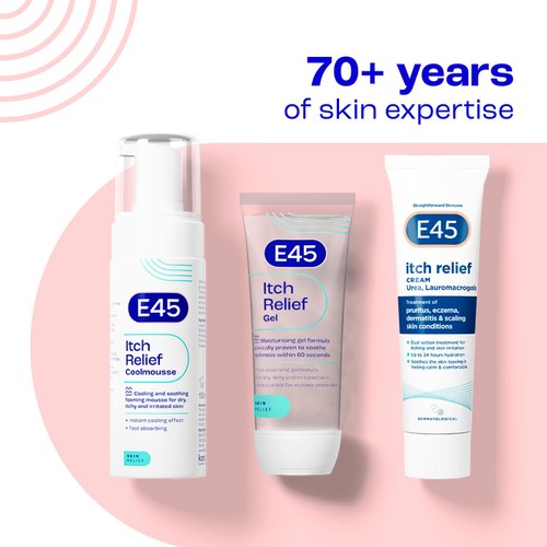 E45 Itch Relief Cream for Itchy Irritated Skin & Eczema