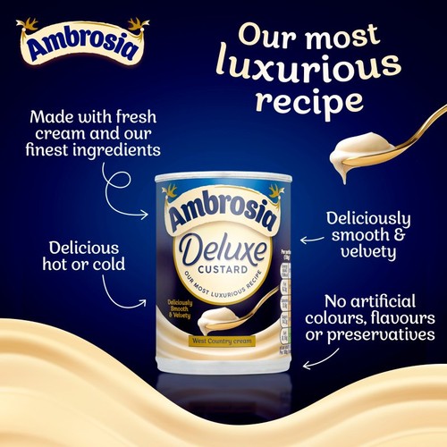 Ambrosia Deluxe West Country Cream Custard Can