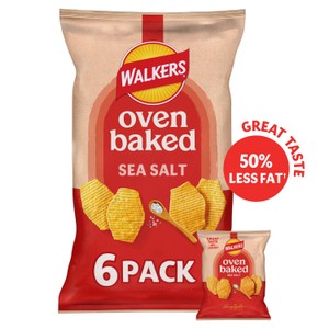 Walkers Baked Sea Salt Multipack Snacks